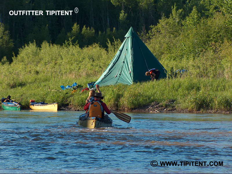 tipitent-river-canoe-campin